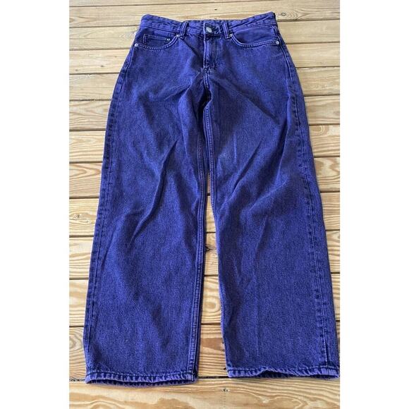 H&M Acid Wash Loose Fit Jeans Size 30x30 Men’s Purple - Picture 1 of 6